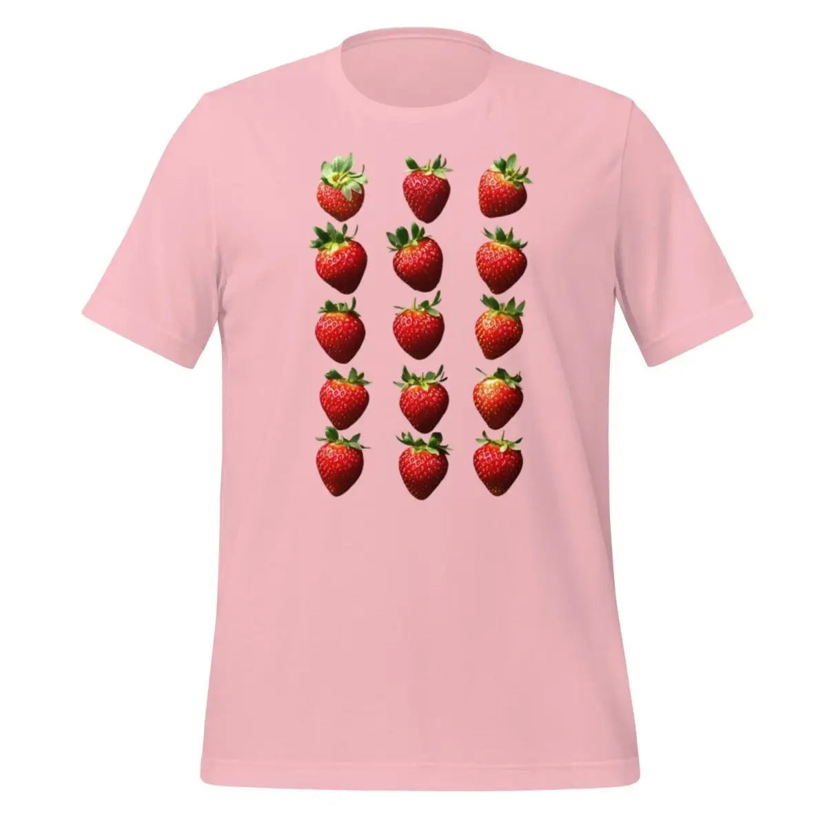 15 Strawberries T-Shirt (unisex) - Pink / M