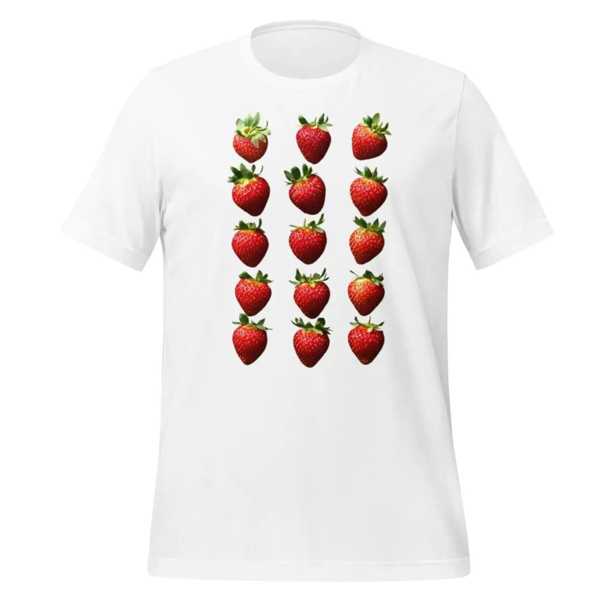 15 Strawberries T-Shirt (unisex) - White / M