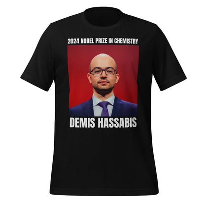 2024 Nobel Prize in Chemistry Demis Hassabis T-Shirt (unisex) - Black / M