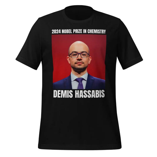 The 2024 Nobel Prize in Chemistry Demis Hassabis T-shirt (unisex) Black / m.