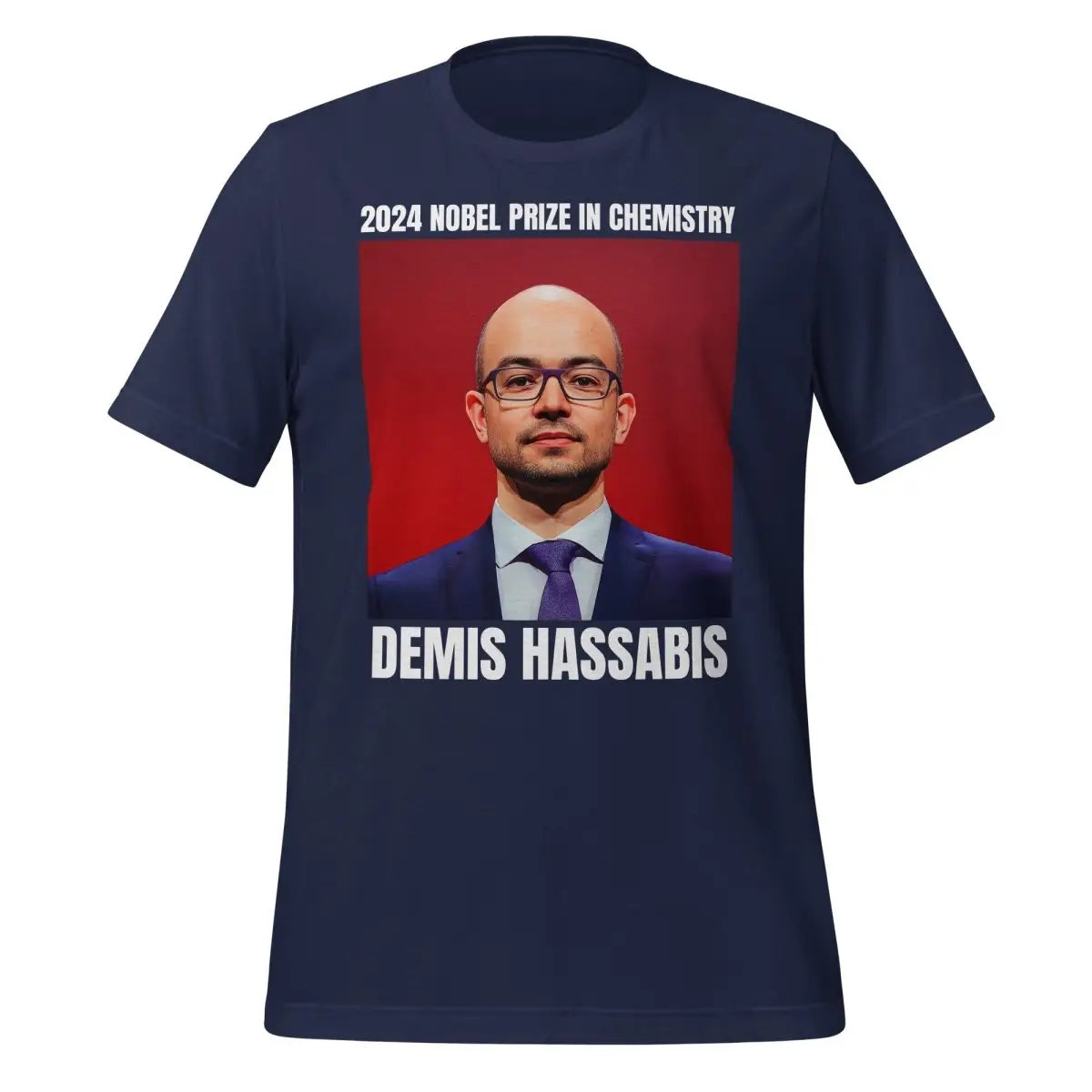 2024 Nobel Prize in Chemistry Demis Hassabis T-Shirt (unisex) - Navy / M