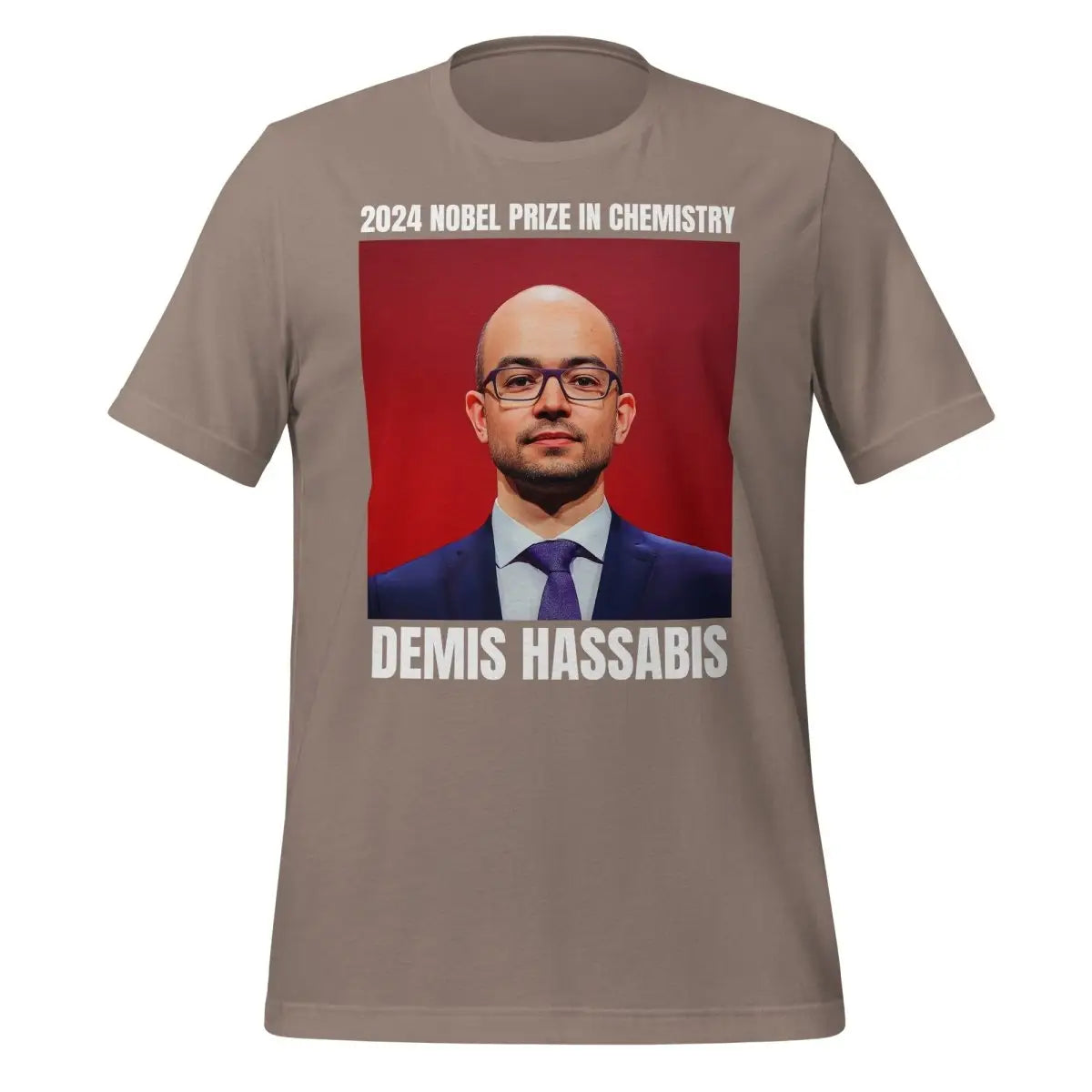 2024 Nobel Prize in Chemistry Demis Hassabis T-Shirt (unisex) - Pebble / M