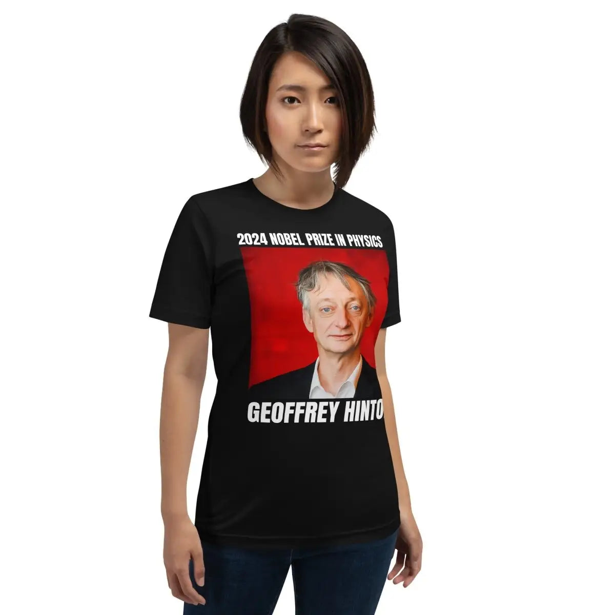 2024 Nobel Prize in Physics Geoffrey Hinton T-Shirt (unisex)