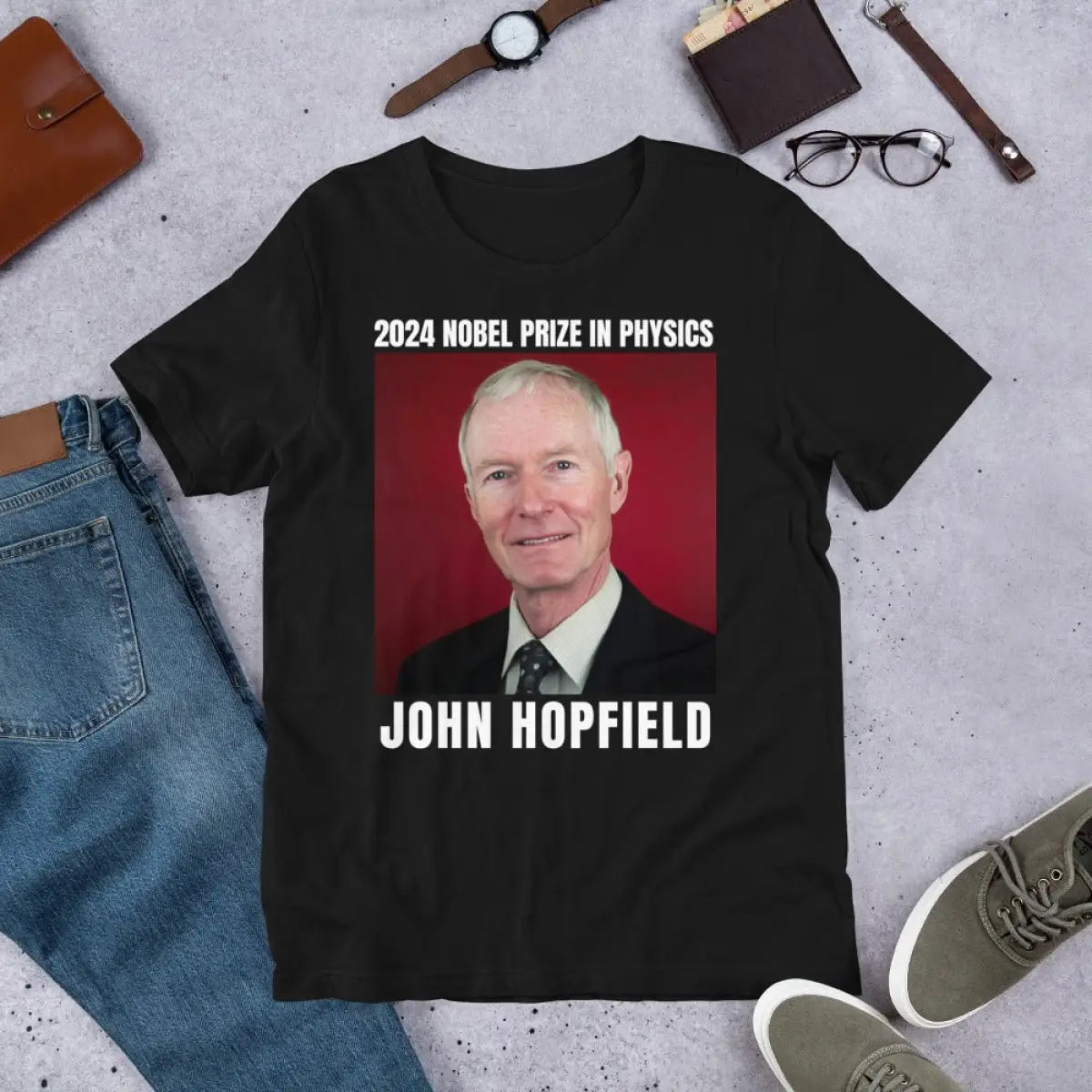 2024 Nobel Prize in Physics John Hopfield T-Shirt (unisex)