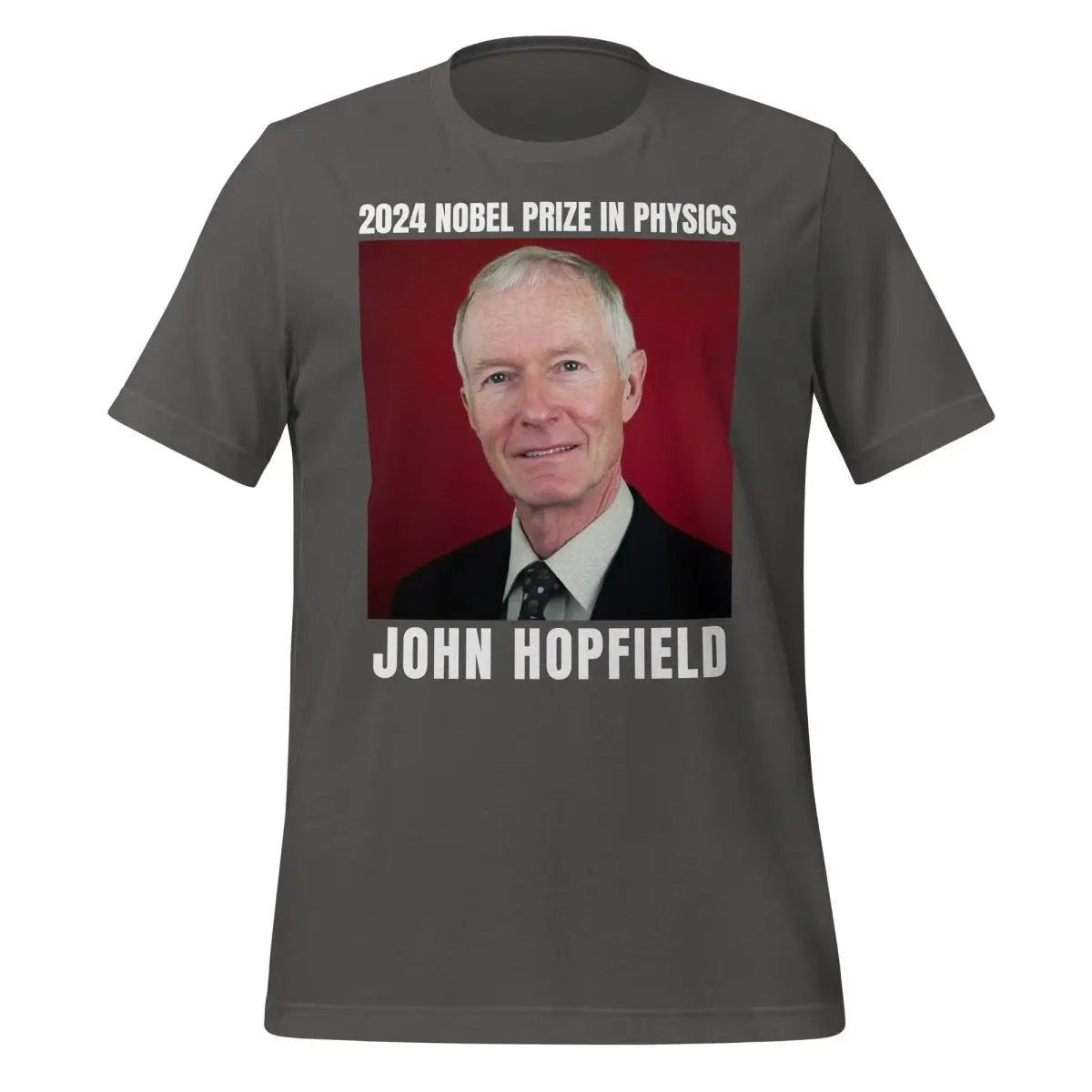 2024 Nobel Prize in Physics John Hopfield T-Shirt (unisex) - Asphalt / M