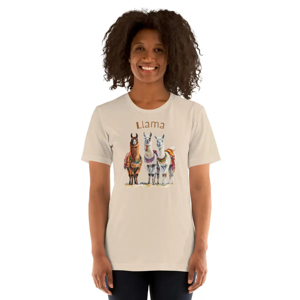 The 3 Llama Llamas T-shirt (unisex).