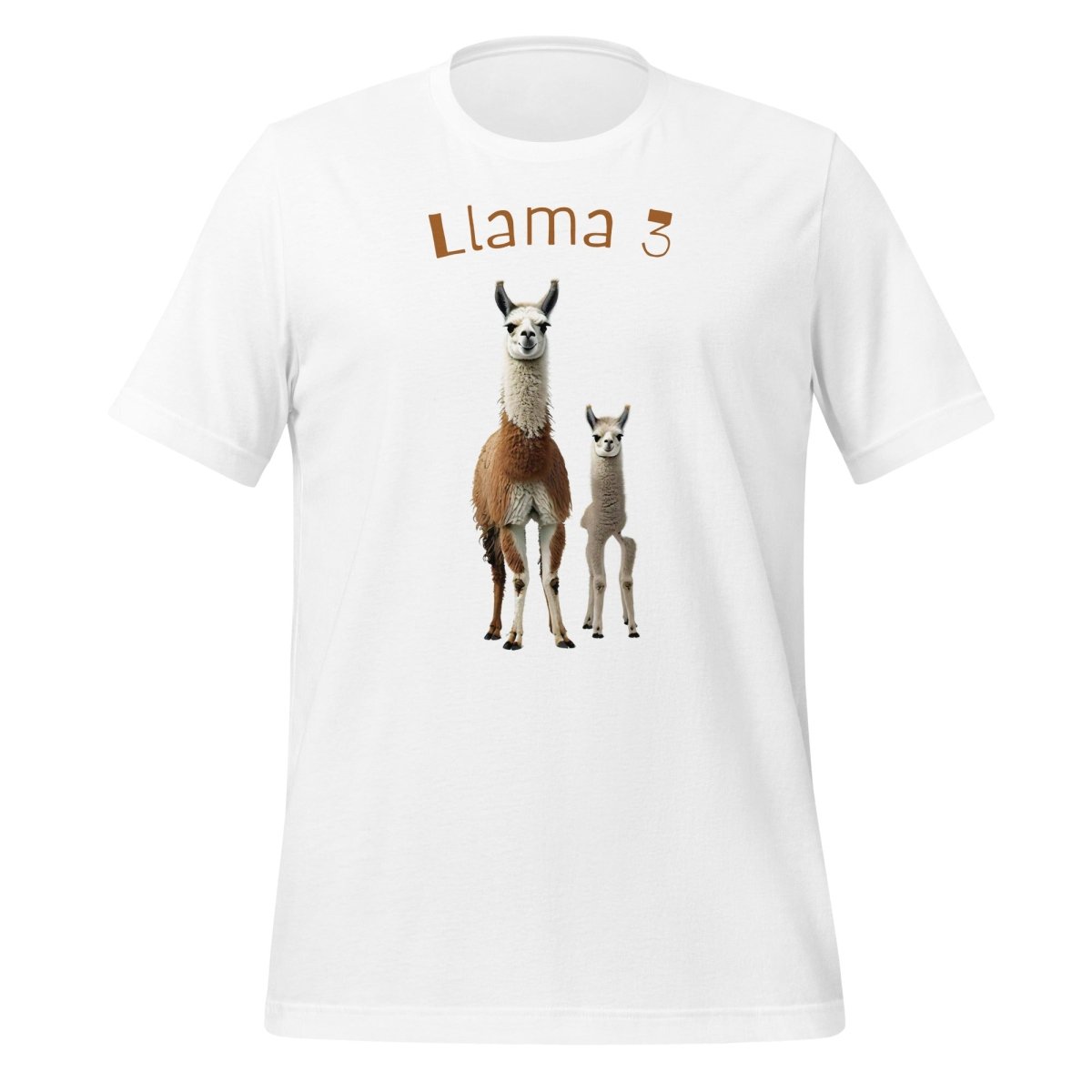 3 Llamas by Llama 3 T-Shirt (unisex) - AI Store