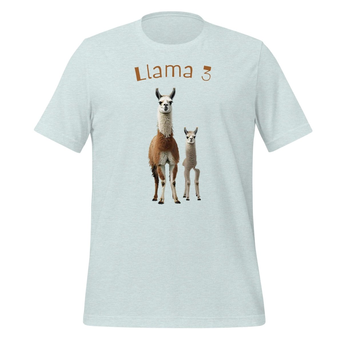 3 Llamas by Llama 3 T-Shirt (unisex) - AI Store