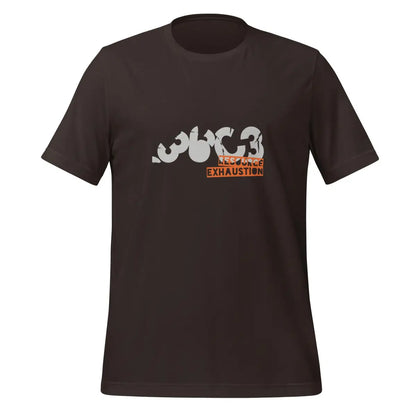 36C3 Logo T-Shirt (unisex) - Brown / M