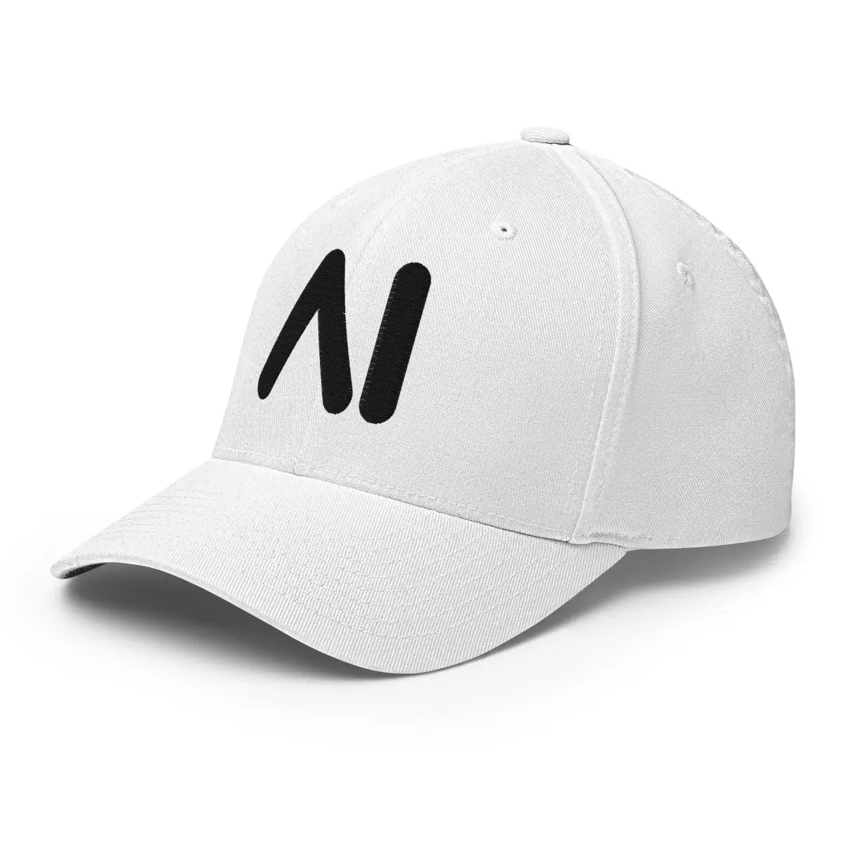 3D Puff AI Logo Closed-Back Baseball Cap V2