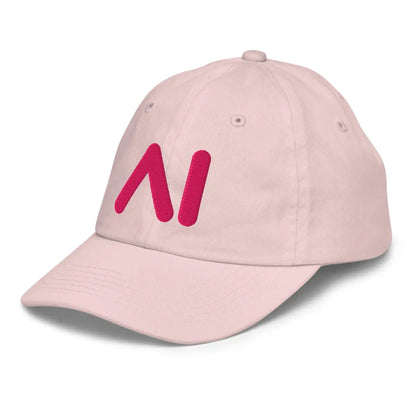 3D Puff Pink Al Logo Youth Baseball Cap (children)