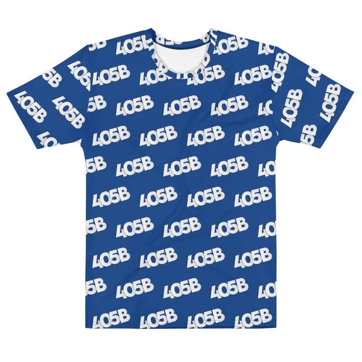 405B Pattern T-Shirt (men) - M / Blue