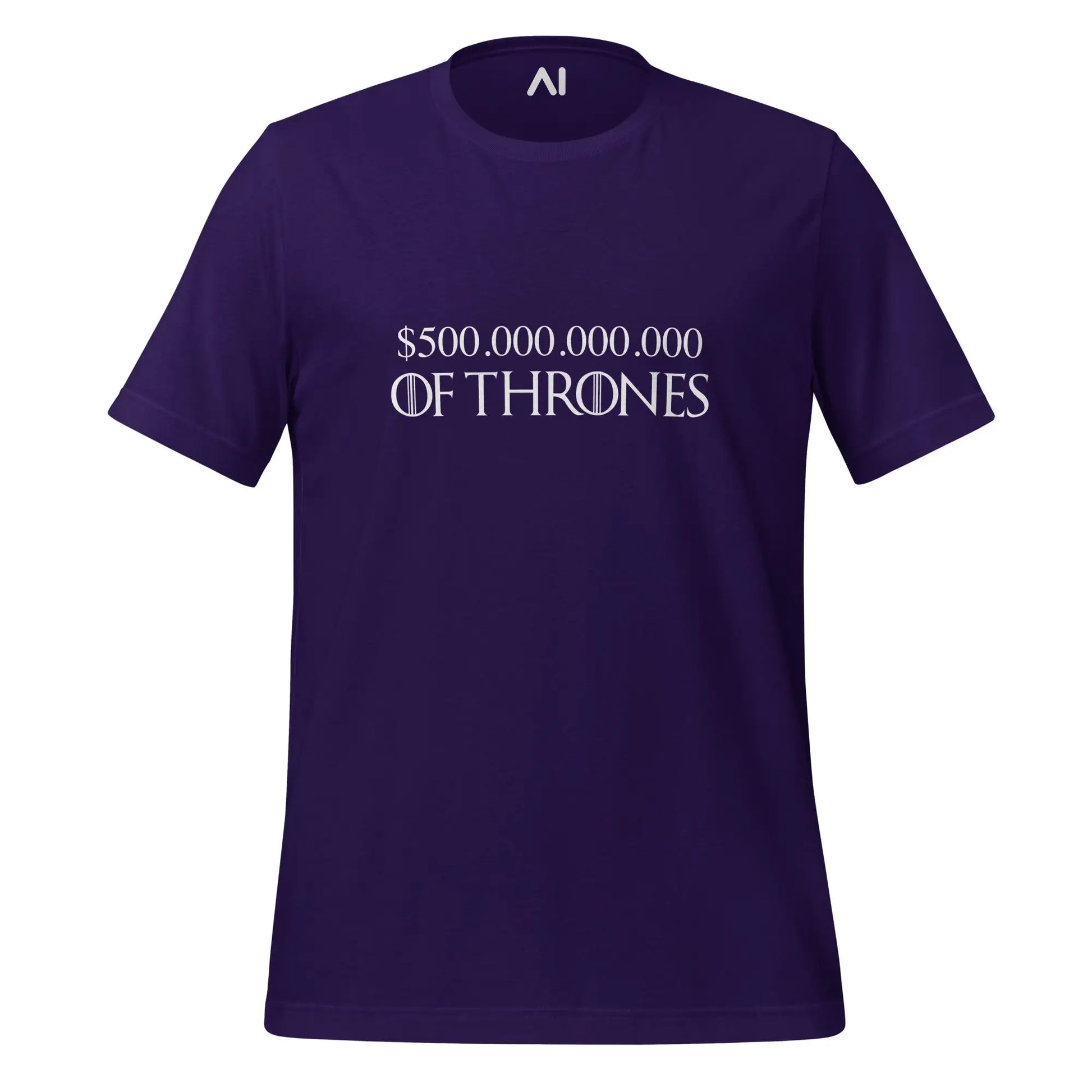 $500 Billion of Thrones T-Shirt (unisex) - Team Purple / M