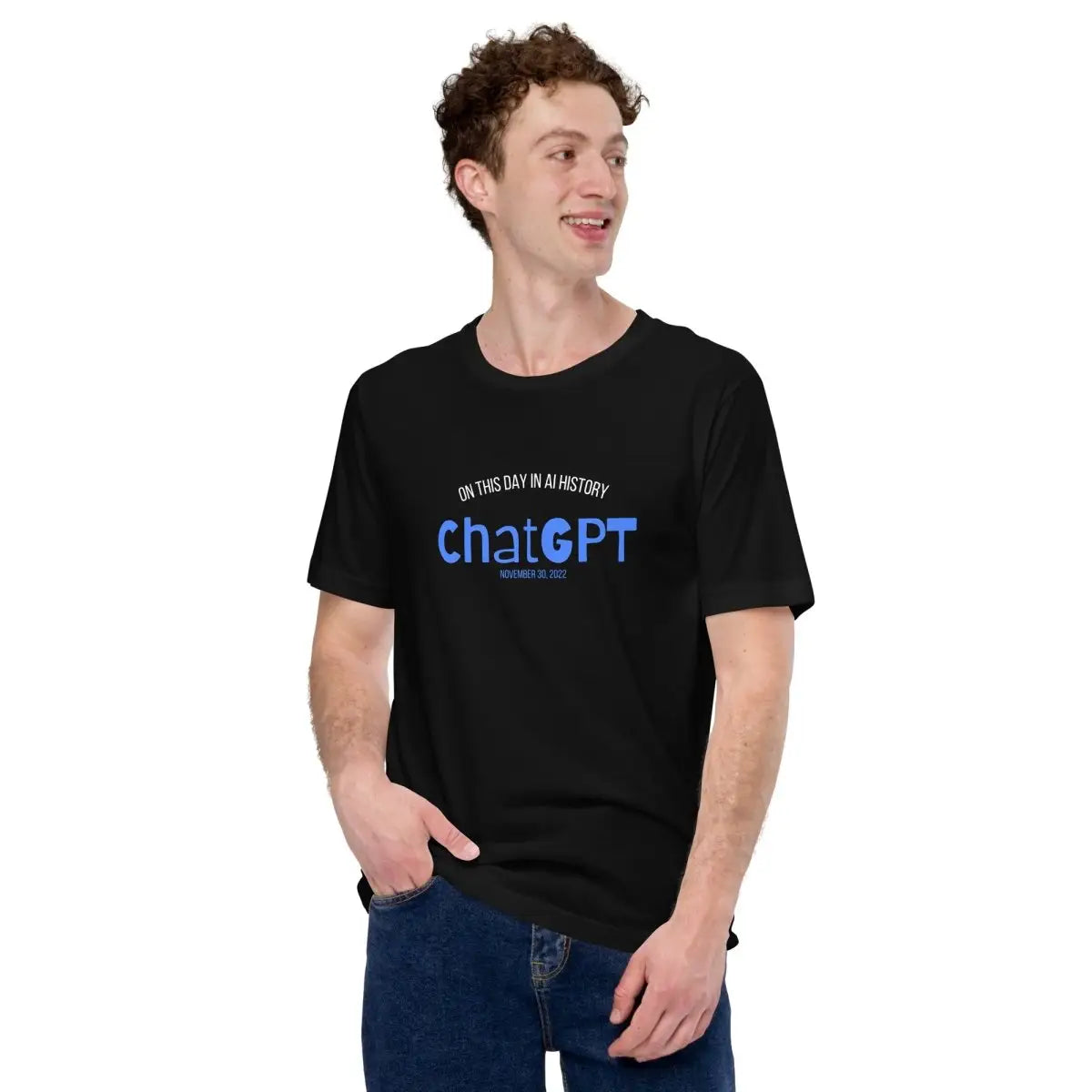 A Day in AI History - ChatGPT T-Shirt (unisex)