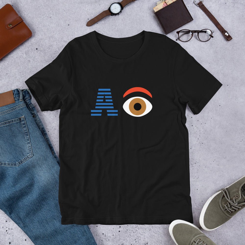 A EYE (Eye Bee M) T-Shirt (unisex) - Black - AI Store