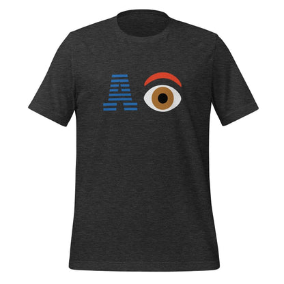 A EYE (Eye Bee M) T-Shirt (unisex) - Dark Grey Heather - AI Store