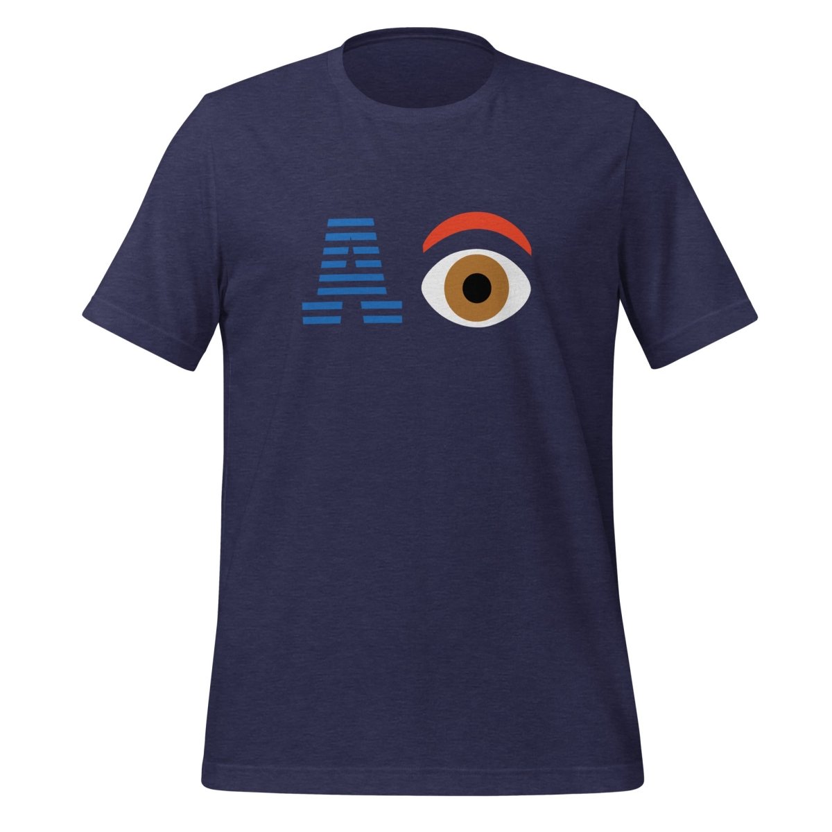 A EYE (Eye Bee M) T-Shirt (unisex) - Heather Midnight Navy - AI Store