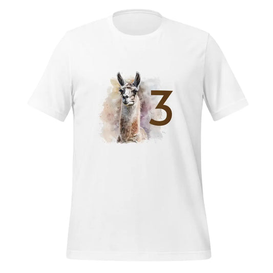 The a Llama 3 T-shirt (unisex) White / m.