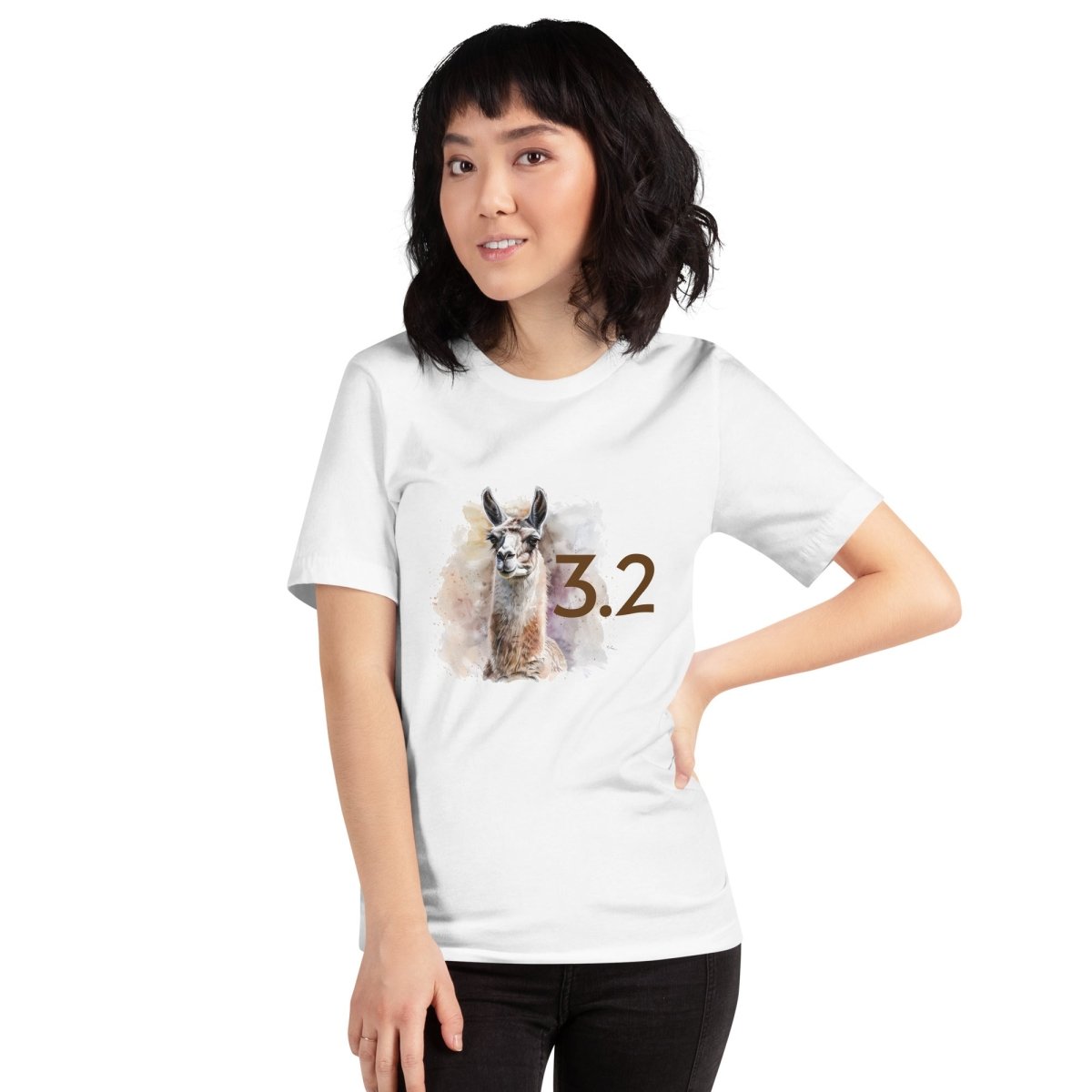 A Llama 3.1 T-Shirt (unisex) - White - AI Store