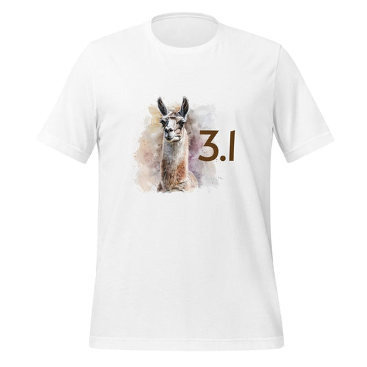 A Llama 3.1 T - Shirt (unisex) - White - AI Store