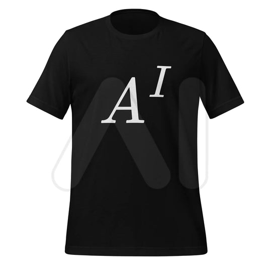 The a to the Power of i Latex T-shirt (unisex) Black / m.