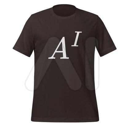 A to the Power of I LaTeX T-Shirt (unisex) - Brown / M