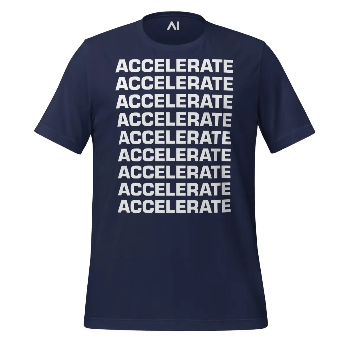 ACCELERATE ACCELERATE ACCELERATE T-Shirt (unisex) - Navy / M