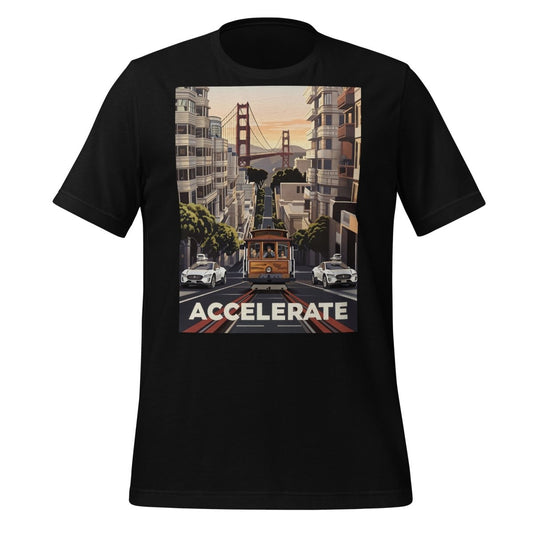 Accelerate San Francisco T-Shirt (unisex) - Black - AI Store