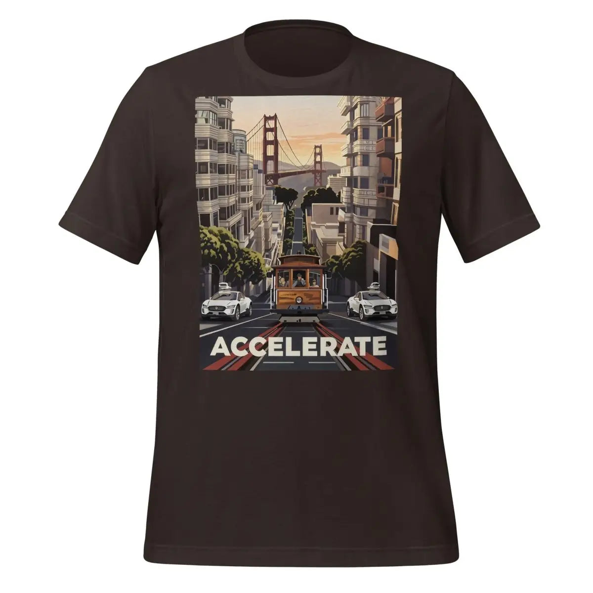 Accelerate San Francisco T-Shirt (unisex) - Brown / M