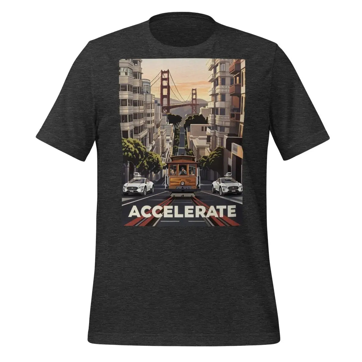 Accelerate San Francisco T-Shirt (unisex) - Dark Grey Heather / M