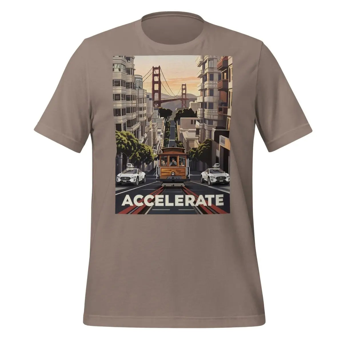 Accelerate San Francisco T-Shirt (unisex) - Pebble / M