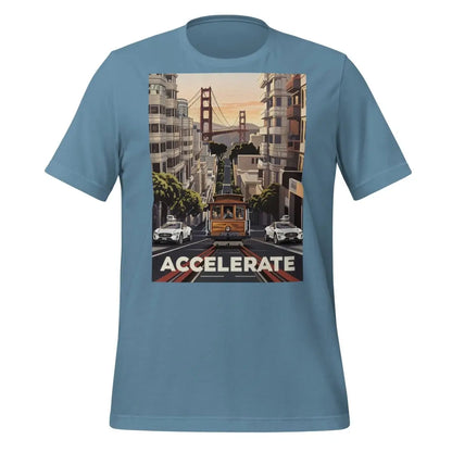 Accelerate San Francisco T-Shirt (unisex) - Steel Blue / M