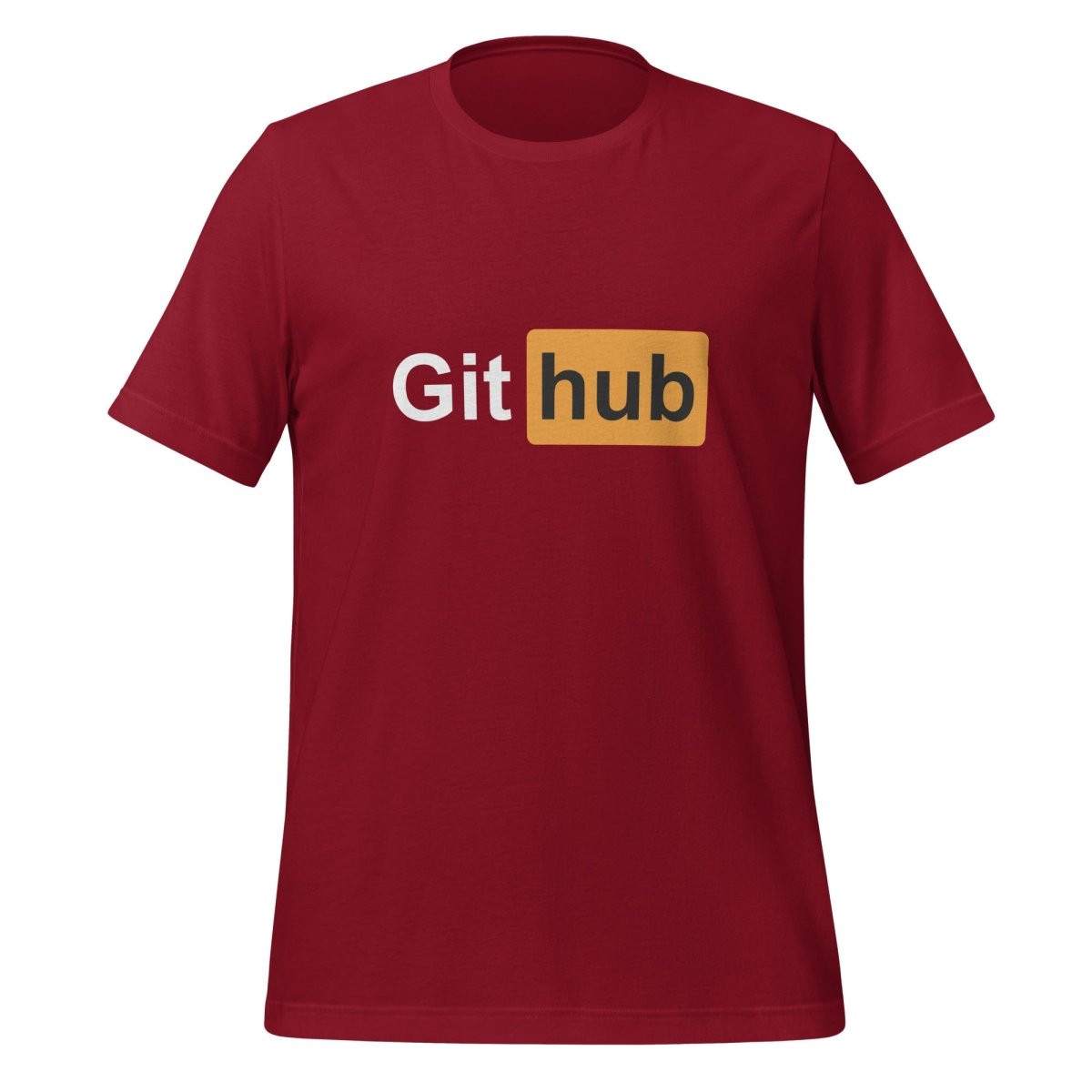 Adult GitHub T - Shirt (unisex) - Cardinal - AI Store