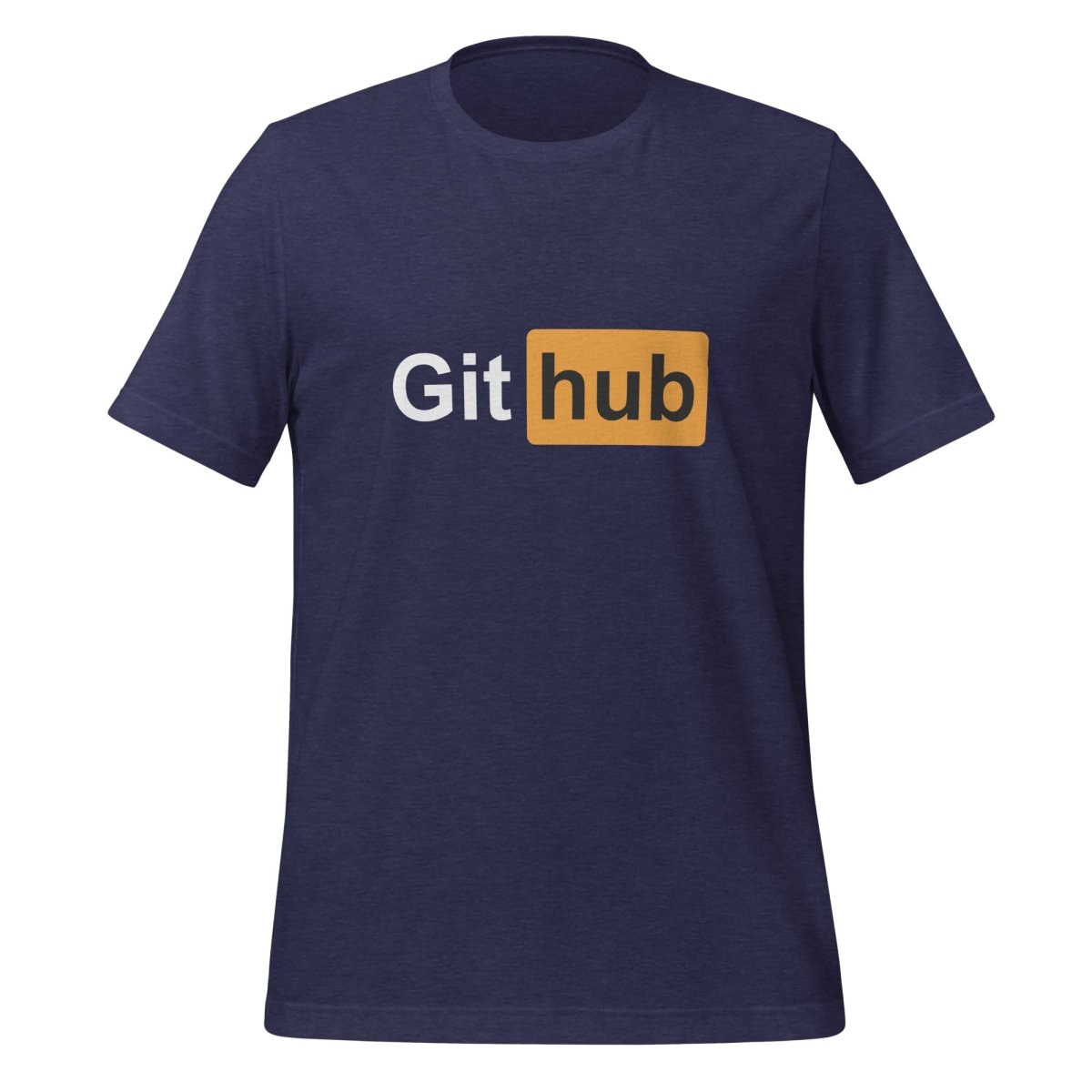 Adult GitHub T - Shirt (unisex) - Heather Midnight Navy - AI Store