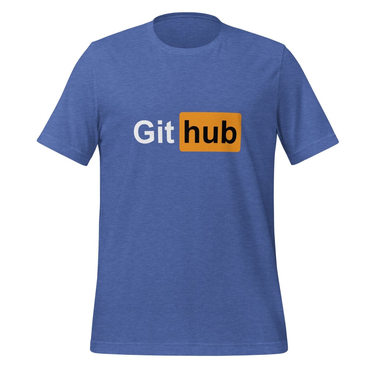 Adult GitHub T - Shirt (unisex) - Heather True Royal - AI Store