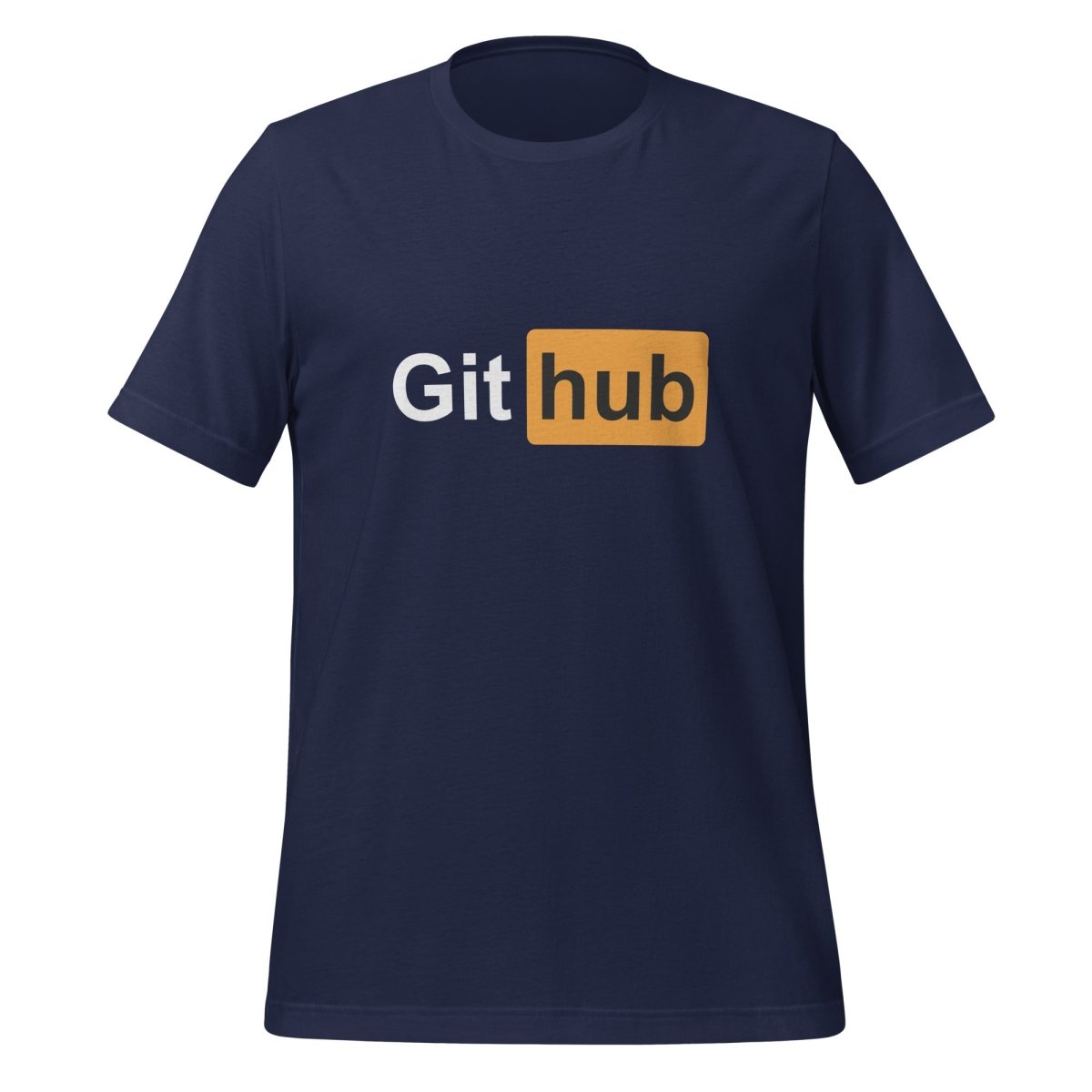Adult GitHub T - Shirt (unisex) - Navy - AI Store