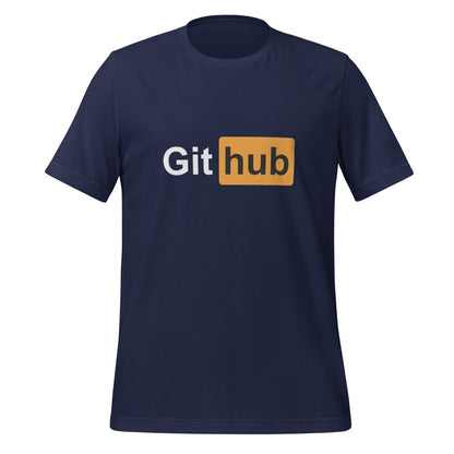 Adult GitHub T - Shirt (unisex) - Navy - AI Store