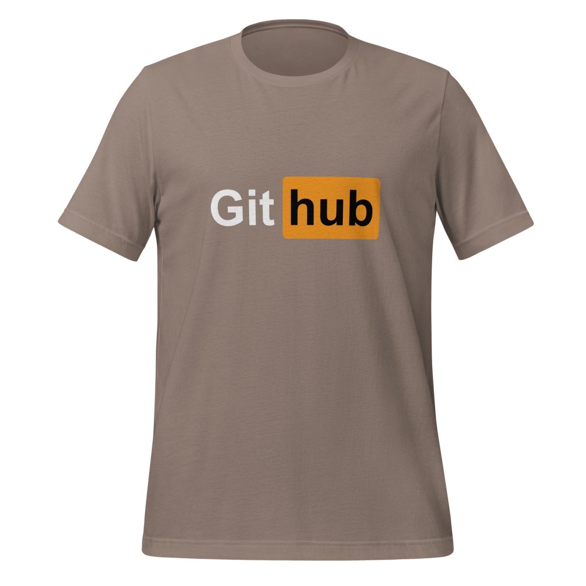 Adult GitHub T - Shirt (unisex) - Pebble - AI Store