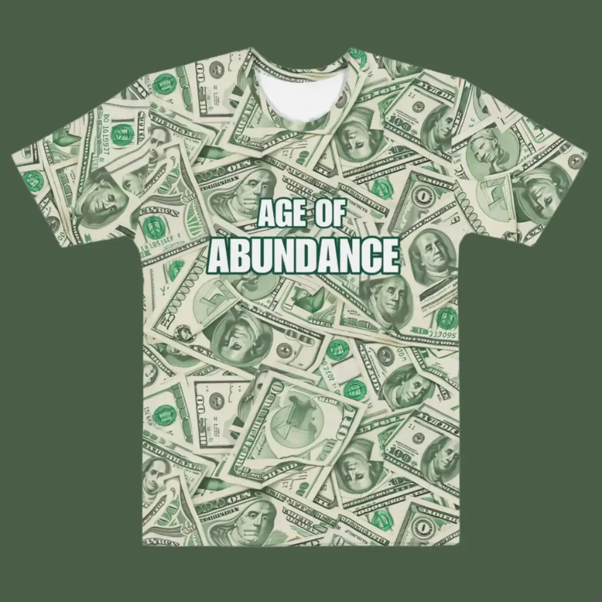 The Age of Abundance T-shirt (men).