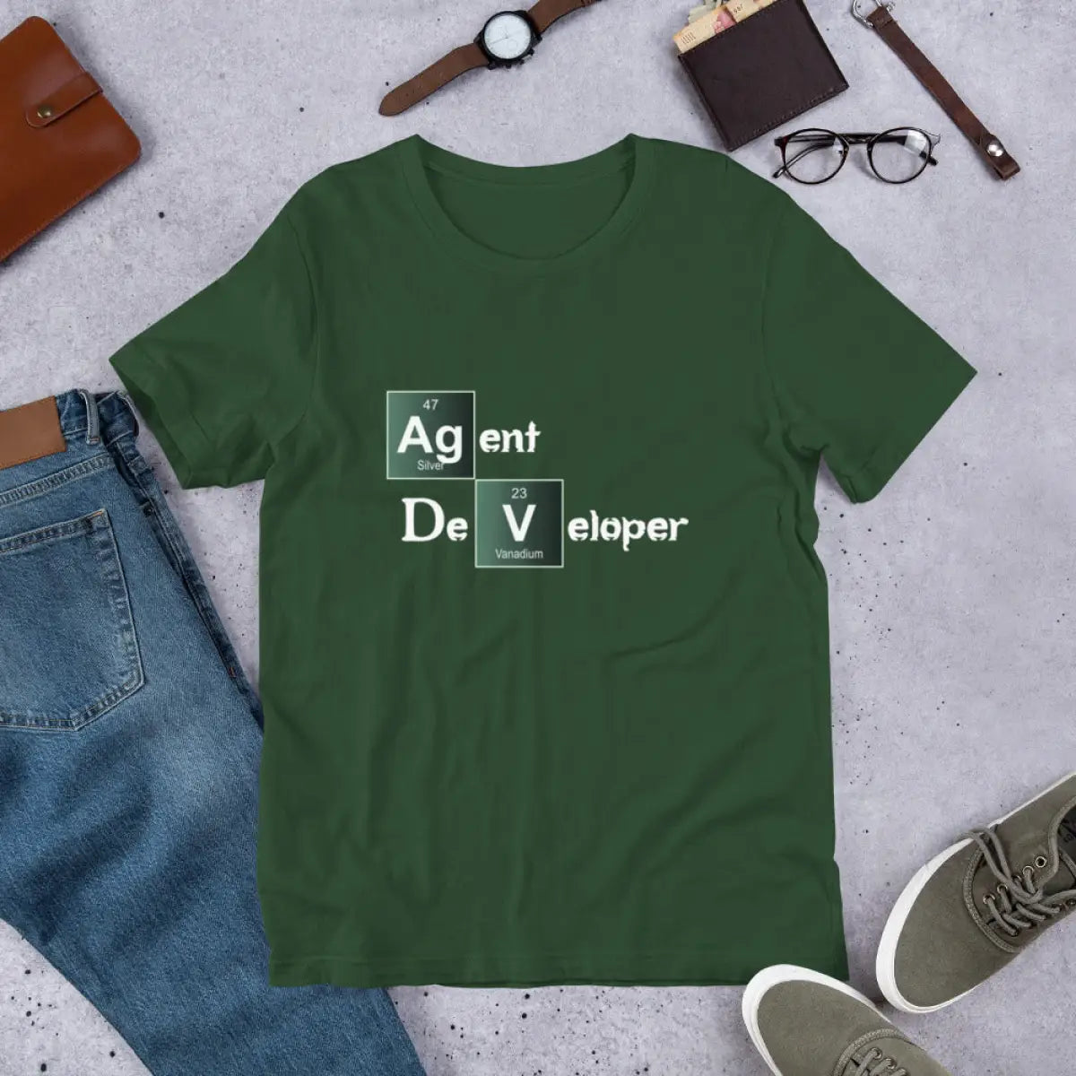 Agent Developer Breaking Bad Style T-Shirt (unisex)