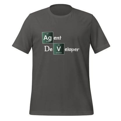 Agent Developer Breaking Bad Style T-Shirt (unisex) - Asphalt / M