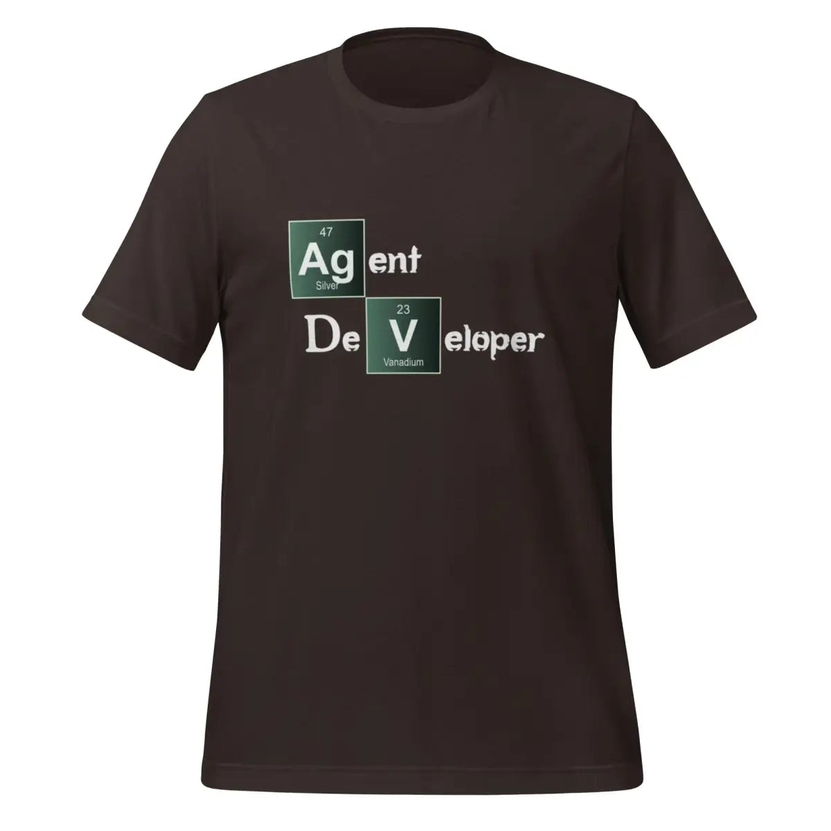 Agent Developer Breaking Bad Style T-Shirt (unisex) - Brown / M