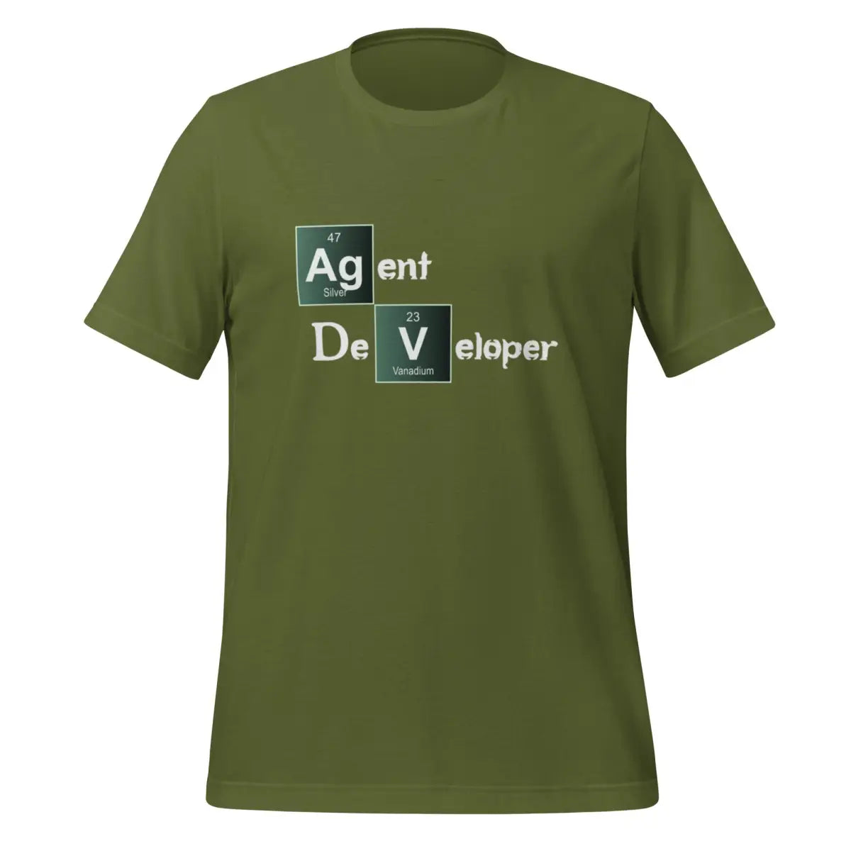 Agent Developer Breaking Bad Style T-Shirt (unisex) - Olive / M