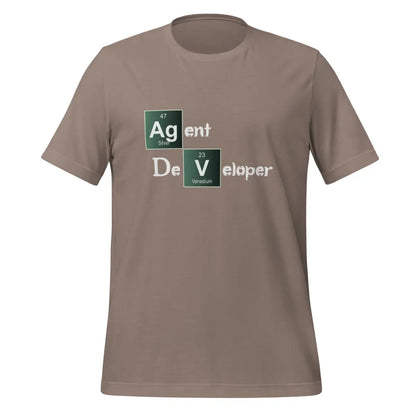 Agent Developer Breaking Bad Style T-Shirt (unisex) - Pebble / M