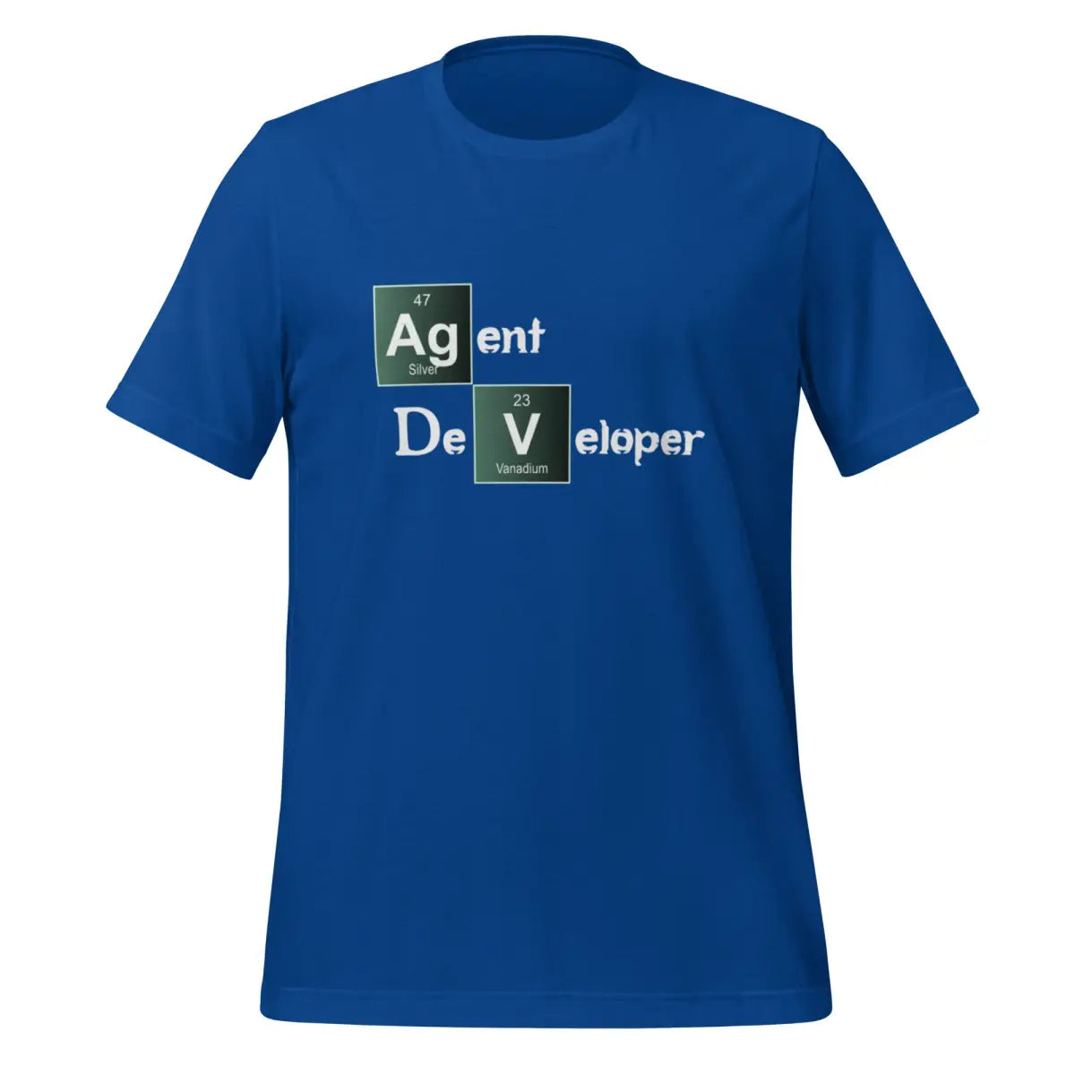 Agent Developer Breaking Bad Style T-Shirt (unisex) - True Royal / M