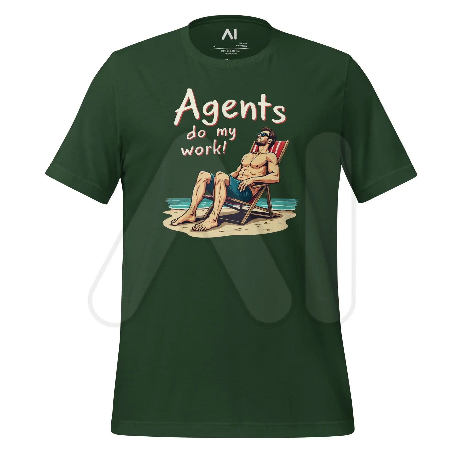 Agents do my work! T-Shirt 2 (unisex) - Forest / M