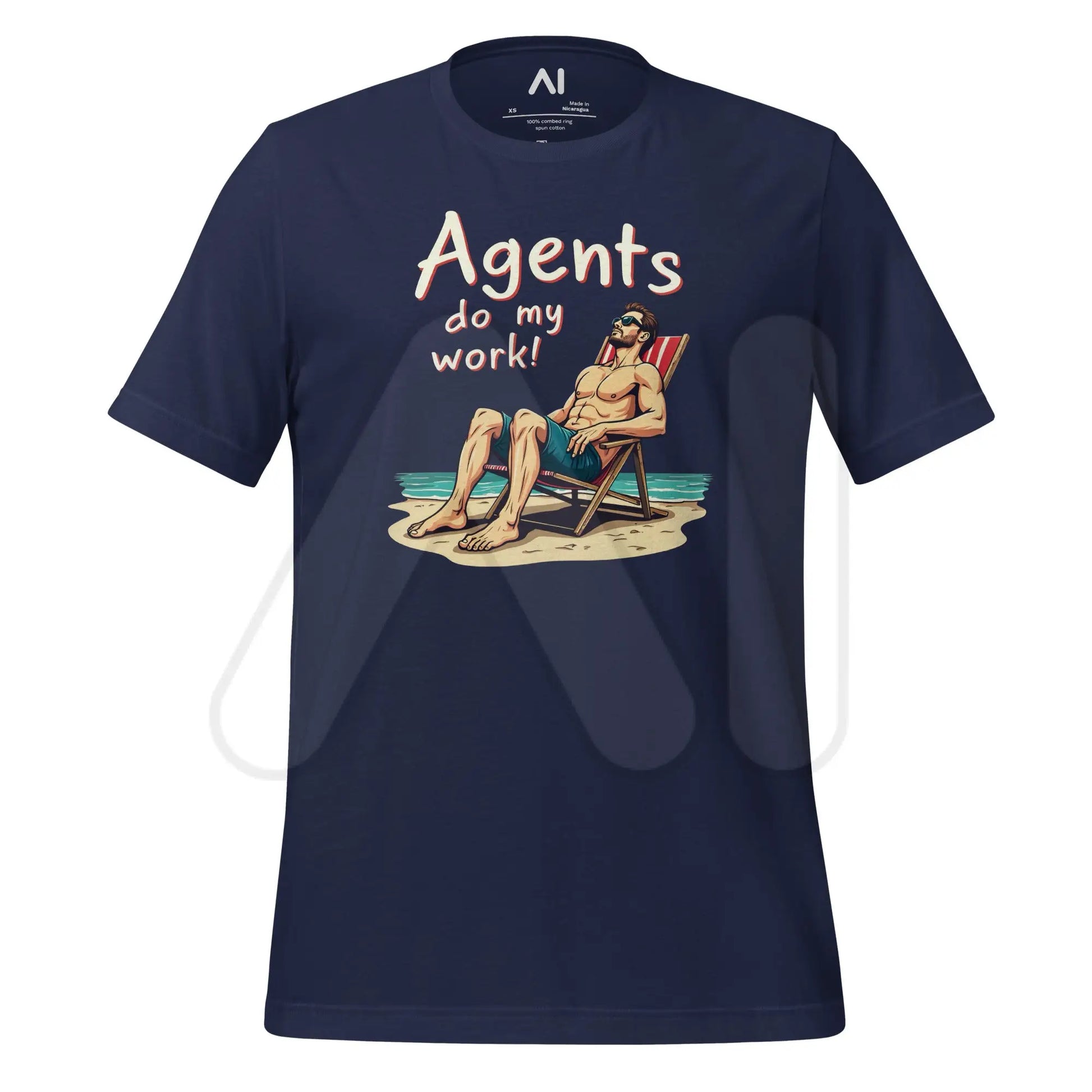 Agents do my work! T-Shirt 2 (unisex) - Navy / M