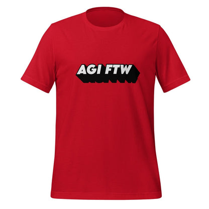 AGI FTW T-Shirt (unisex) - Red - AI Store