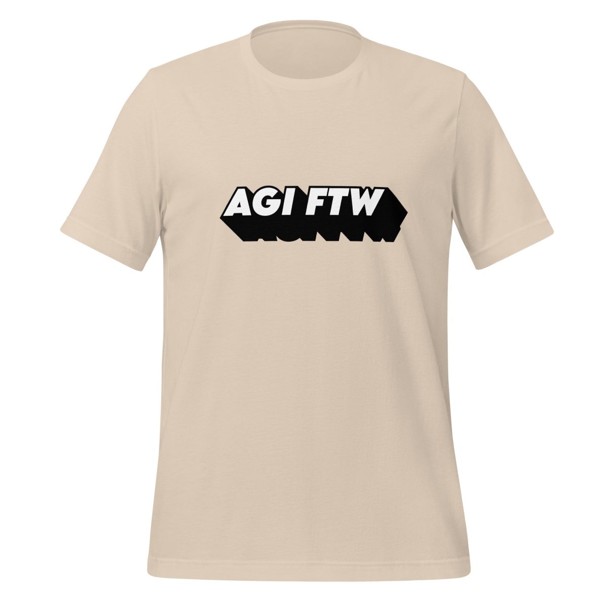 AGI FTW T-Shirt (unisex) - Soft Cream - AI Store