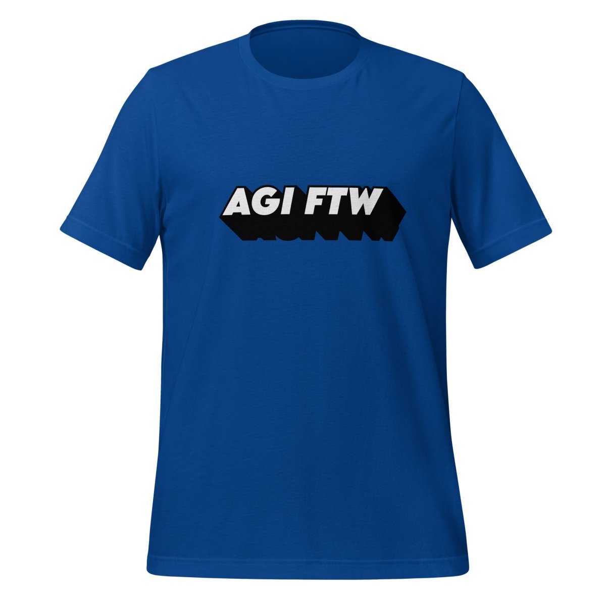 AGI FTW T-Shirt (unisex) - True Royal - AI Store